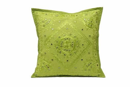 Mirror Work Cushion Cover