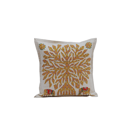 Applique Pure Cotton Cushion Cover
