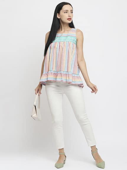 Handloom Cotton Fabric tunic top tunic top