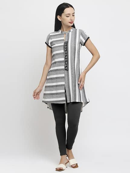 Warli Hand-painted Kurti