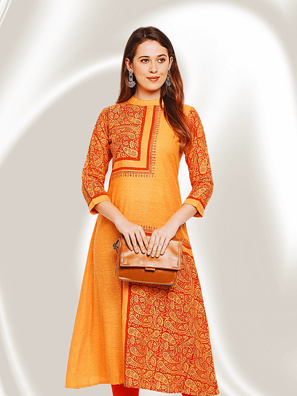 Handcrafted Warli Block Print Kurti